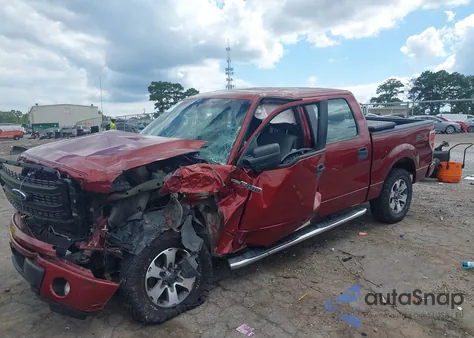 2014 Ford F-150 Stx z USA, uszkodzony, nr VIN 1FTFW1EFXEKE51699